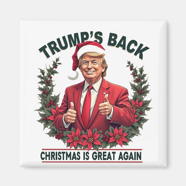 Íman O Natal de Trump é Excelente de novo Papais noeis (Frente)