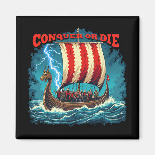 Íman O Navio Viking Nordic Warrior Conquistou Ou Morre