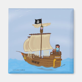 Íman O navio WIth Pirates Magnet