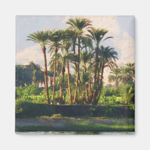 Íman O Nile River em Egipto, Luxor