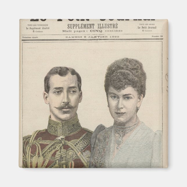 Íman O Noivado de Albert Victor Duke de (Frente)