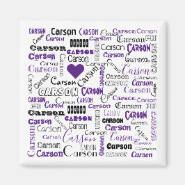 Íman O nome Carson Magnet