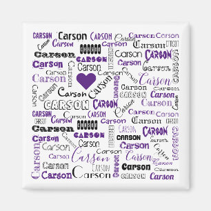 Íman O nome Carson Magnet