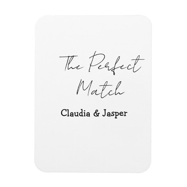 Íman O nome do casal perfeito simples casamento (Vertical)