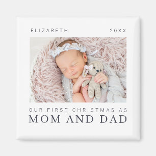 Íman O nosso primeiro Natal como mãe e Pai moderna Chic