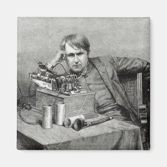 Íman O novo fonógrafo do Sr. Edison (Frente)