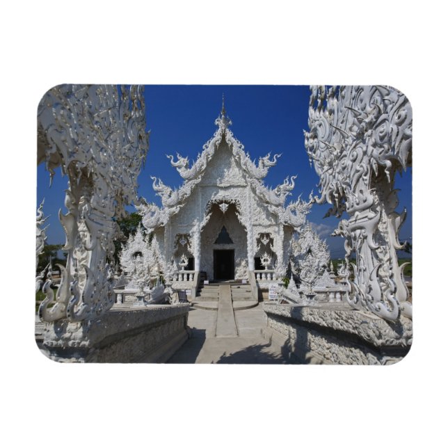 Íman O novo templo branco de Wat Rong Khun em (Horizontal)