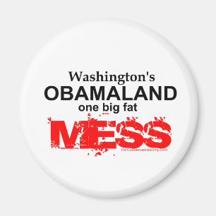 Íman O Obamaland de Washington uma confusão gorda