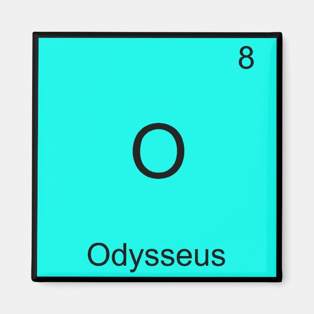Íman O - Odysseus Camiseta Divertida Símbolo de Element (Frente)