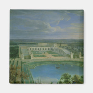 Íman O Orangery e o castelo em Versalhes, 1696