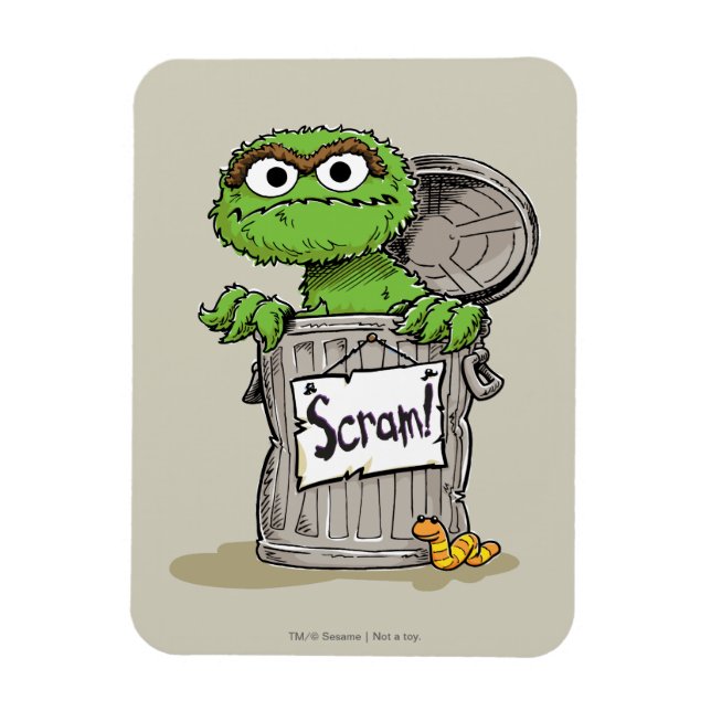 Íman O Oscar, o Monstro Sujo Dá o fora (Vertical)