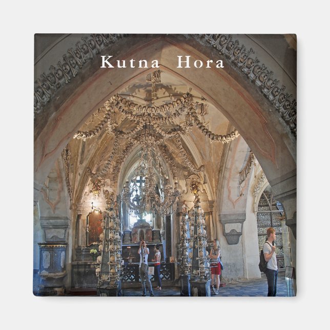 Íman O ossuário em Sedlec ou a Igreja de Todos os Santo (Frente)