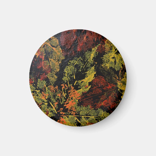 Íman O outono deixa o ímã (Frente)