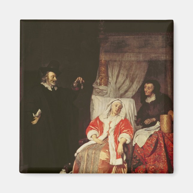 Íman O paciente e o médico, 1660 (Frente)