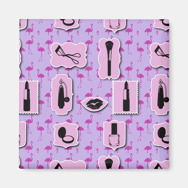 Íman O padrão de logotipo Cosmético necessário (Frente)