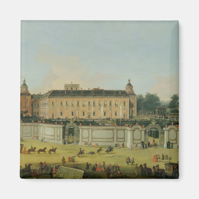 Íman O Palácio de Aranjuez, 1756 (óleo na canvas) (Frente)