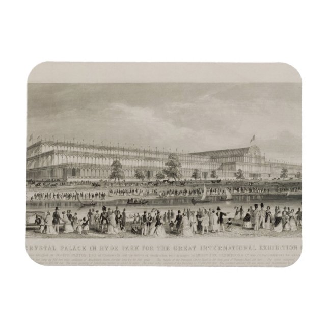 Íman O Palácio de Cristal no Parque Hyde para o Excelen (Horizontal)