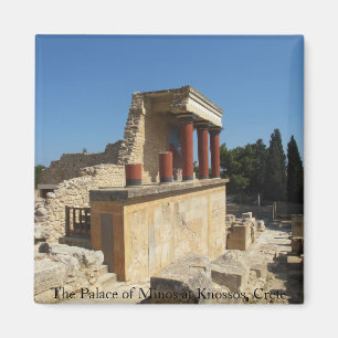 Íman O palácio de Minos em Knossos, Crete, PISCINA