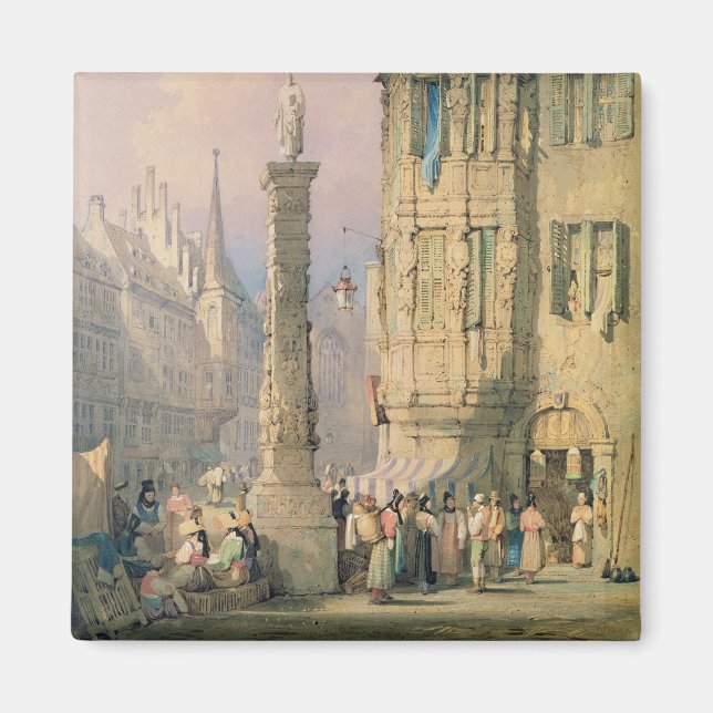 Íman O Palácio do Bispo, Wurzburg (Frente)