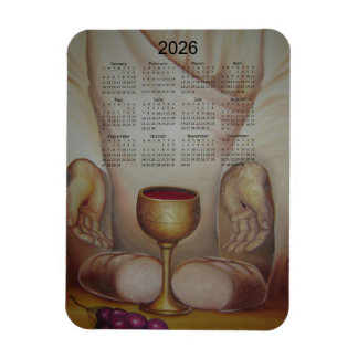 Íman O Pão da Vida: Sagrada Eucaristia Calendário 2026