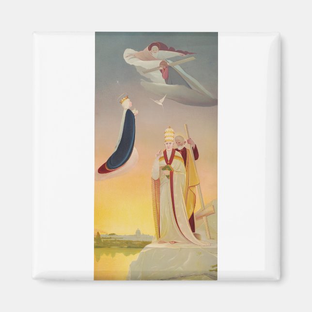 Íman O Papa de Roma, Virgem Maria e Jesus (Frente)