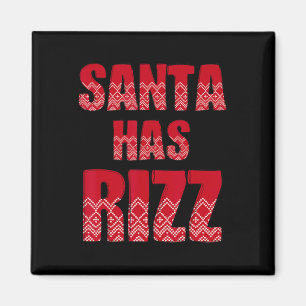 Íman O Papai Noel Tem Rizz - Natal Divertido com Gírias