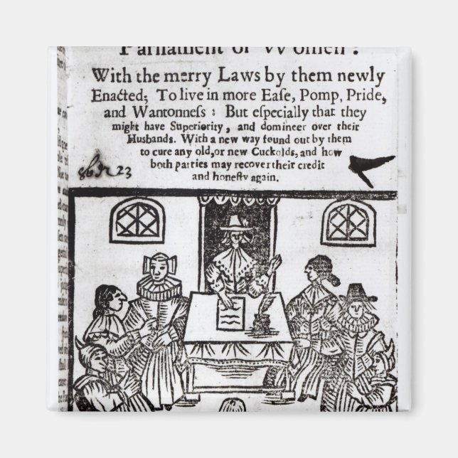 Íman O Parlamento das Mulheres, 1656 (Frente)