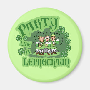 Íman O partido gosta de um ímã do Leprechaun