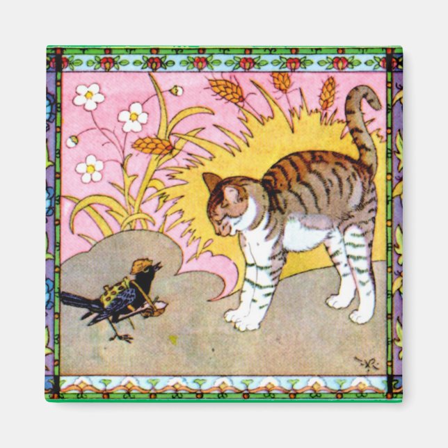 Íman O Pássaro encontra o Gato (Frente)