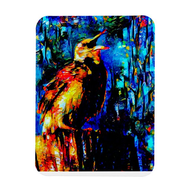 Íman O pássaro Solitário 2 (Vertical)