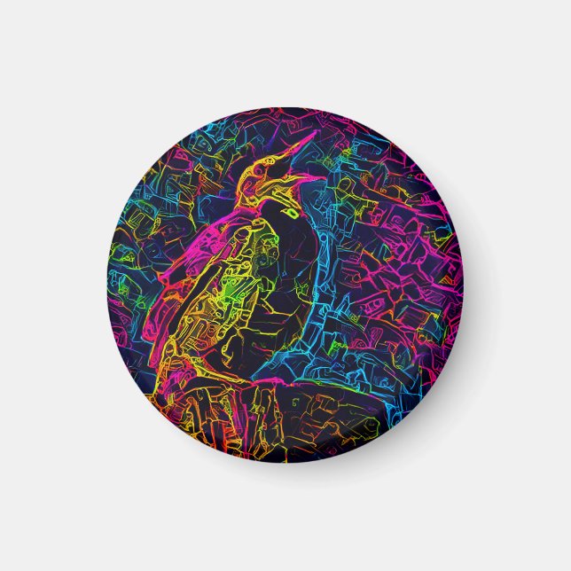 Íman O pássaro Solitário 3 (Frente)