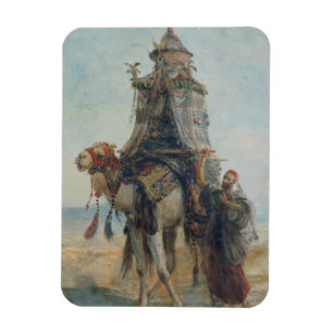 Íman O passeio do deserto, 1839 (w/c no papel)