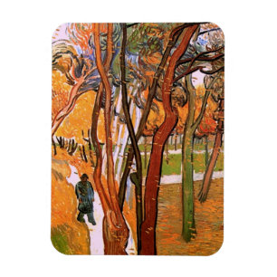 Íman O Passeio: Folhas Caindo de Vincent van Gogh