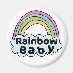 Íman O Pastel Rainbow Baby Birth abençoando o milagre 