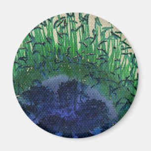 Íman O pavão inspirou o ímã da flor