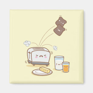 Íman O pequeno almoço é ímã arruinado