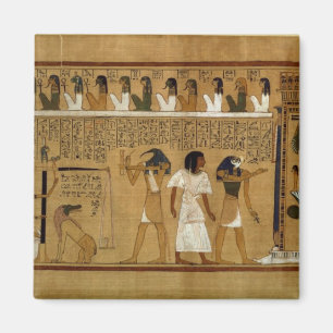 Íman O peso do coração contra a pena de Maat