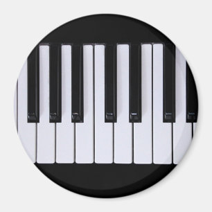 Íman O piano preto e branco fecha o ímã