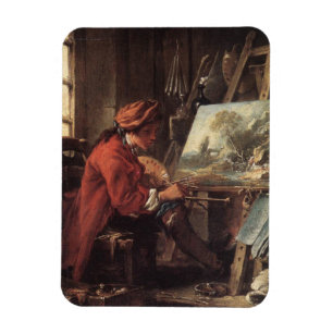 Íman O Pintor em Seu Estúdio (de François Boucher)