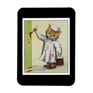 Íman O Pintor, ilustrado por Louis Wain