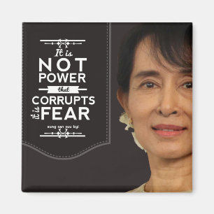 Íman O poder de Aung San Suu Kyi não corrompe-o é med