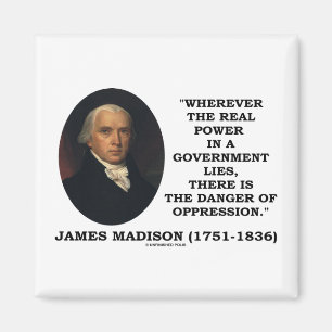 Íman O poder real de James Madison encontra-se perigo