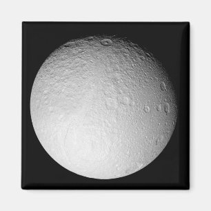 Íman O pólo sul da lua Tethys de Saturn