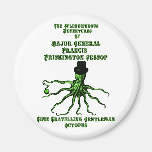 Íman O polvo do cavalheiro viajante no tempo (Frente)