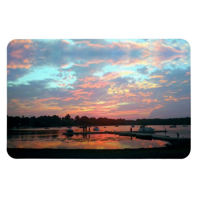 Íman O pôr do sol na curva (Horizontal)