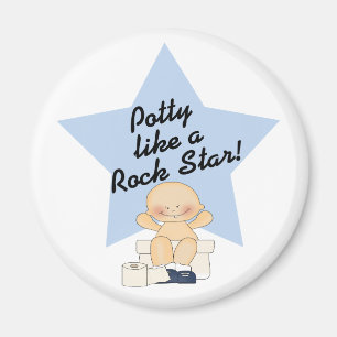 Íman O Potty gosta de uma estrela do rock