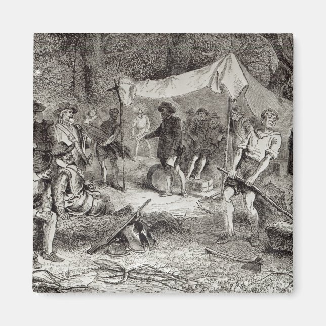 Íman O primeiro dia em Jamestown (Frente)