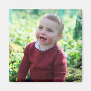 Íman O príncipe Louis comemora o primeiro aniversario