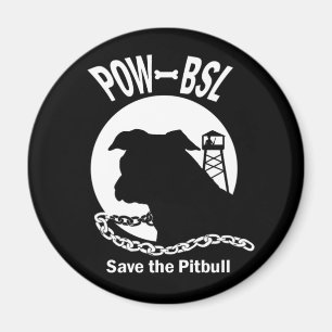 Íman O PRISIONEIRO DE GUERRA BSL salvar o emblema do