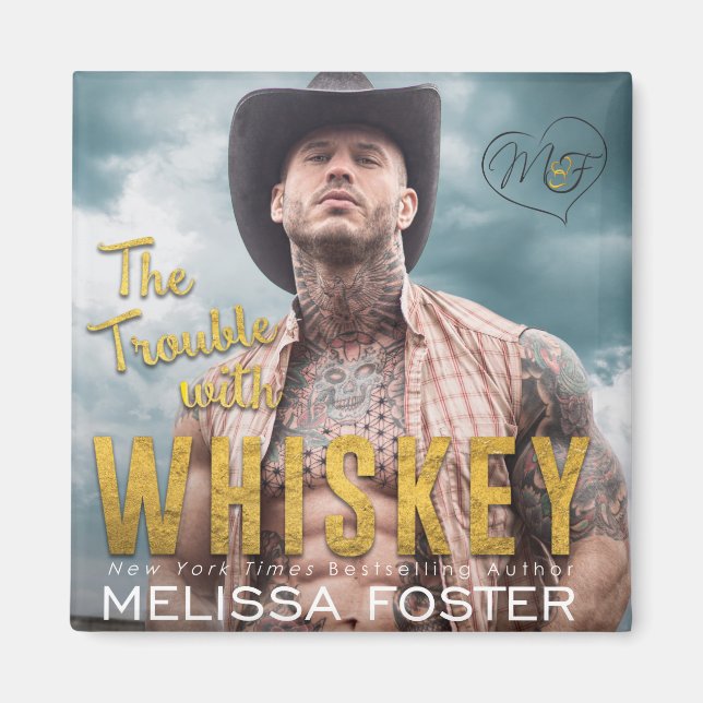 Íman O problema com o Whiskey Magnet (Frente)